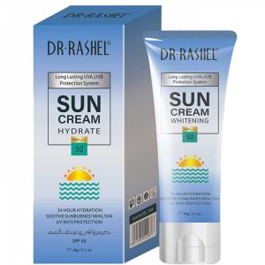 کرم ضد آفتاب بدون رنگ دکتر راشل 50 درصد DR RASHEL
